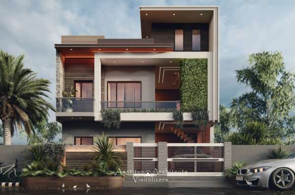 Top 30 Two Floor Front Elevation Designs. - Aastitva