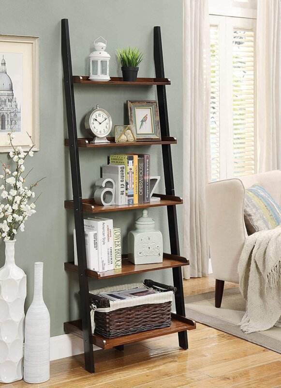 Home Library designs ladder