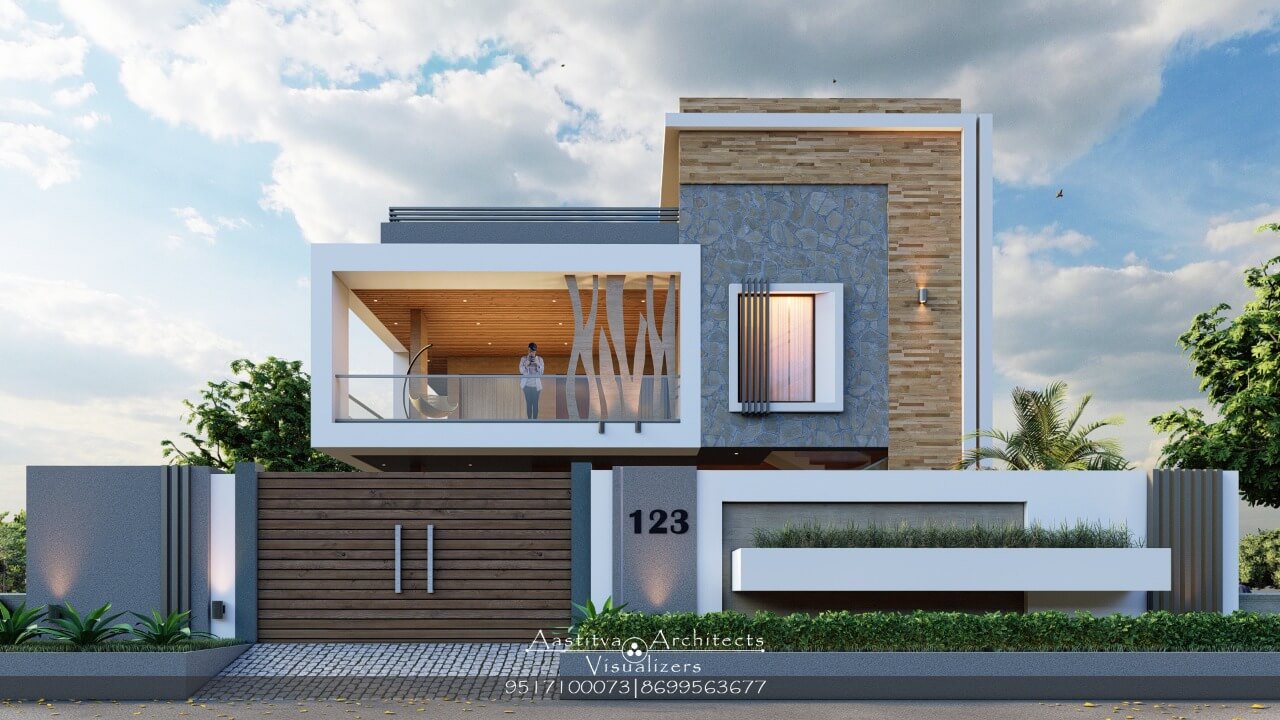 Explore 30+ Modern Elevation Design ideas for your home. - Aastitva