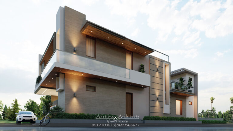 30 Exterior Home Renders that will Simply Inspire you. - Aastitva