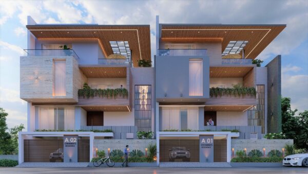 30 Exterior Home Renders that will Simply Inspire you. - Aastitva